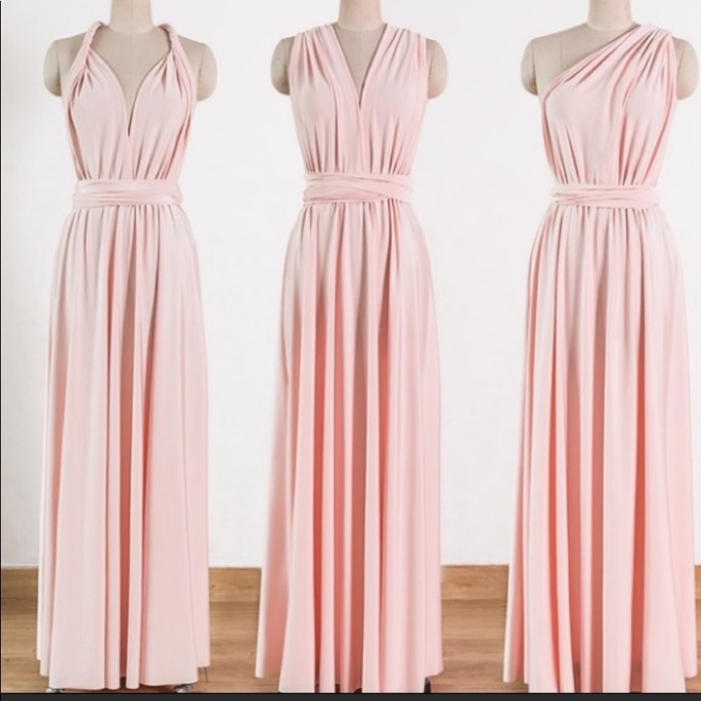Von Vonni Transformer dress in Barbie Pink One Size